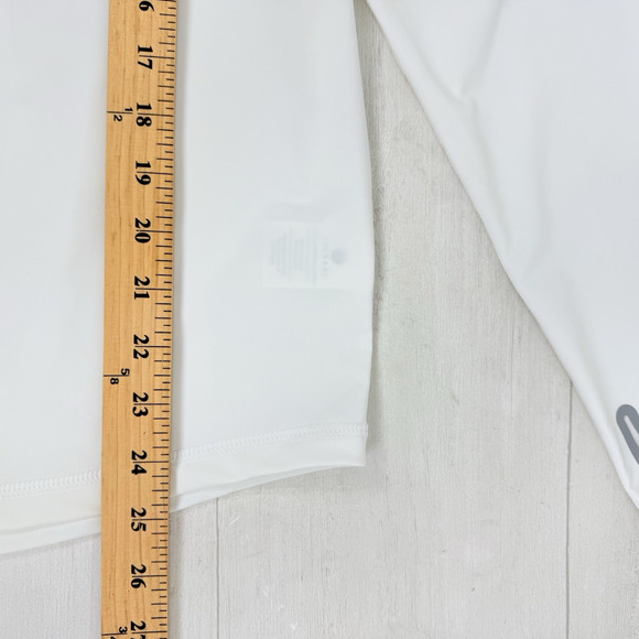 Solbari Long Sleeve Swim Rash Guard Shirt Womens XXL UPF 50+ White Comfort - Picture 15 of 16